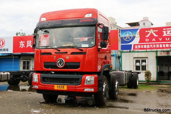 Dongfeng Chuangpu Heavy Truck 220 hp 6X2(8 wheels) Cargo Truck Chassis Exterior (3) | 86Trucks