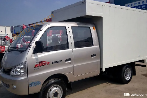 Beiqi Heibao 5036 Series 1.2L 85 hp 4X2(6 wheels) Gasoline 2.5m Double Row Van Mini Truck Exterior (2) | 86Trucks