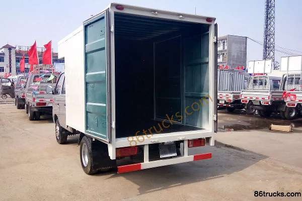 Beiqi Heibao 5036 Series 1.2L 85 hp 4X2(6 wheels) Gasoline 2.5m Double Row Van Mini Truck Cab (3) | 86Trucks