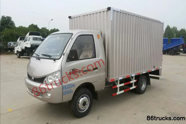 BAW Heibao 5036 série 1.2L 85ch 4X2(6 roues) essence 3.2 simple cabine fourgon micro camion Extérieur (3) | 86Trucks