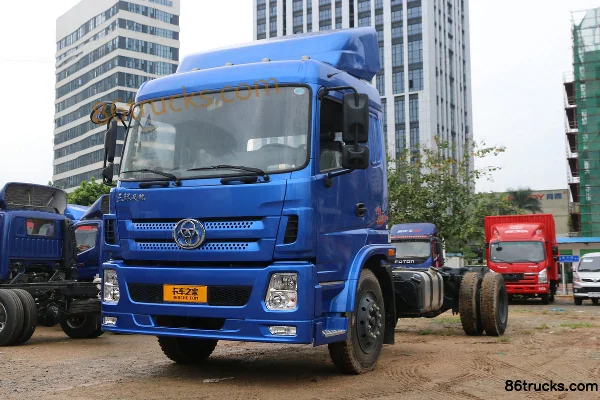 Sanhuan Shitong Haolong Medium Truck 160hp 4X2(6 wheels) 5200mm Wheelbase Cargo Truck Chassis Exterior (3) | 86Trucks