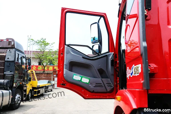 FAW Liute Jinlu Heavy Truck 260 hp 6X2(8 wheels) 9.6m Flatbed Cargo Truck Cab (1) | 86Trucks