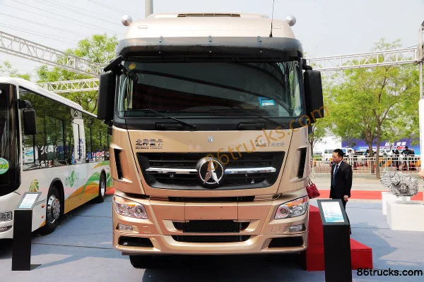 Beiben V3ET Heavy Truck High Efficiency 460 hp 6X4(10 wheels) Tractor Truck Exterior (2) | 86Trucks