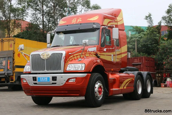 FAW Liute Anjie (L5R) camion lourd 420 ch 6X4(10 roues) tracteur routier à capot Extérieur (3) | 86Trucks