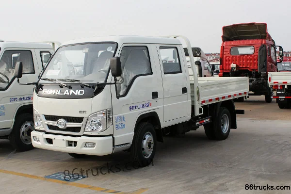 Foton Forland Xiaoka Star 2 68 ch 4X2(6 roues) camion plateau double cabine 2,5 m Extérieur (3) | 86Trucks