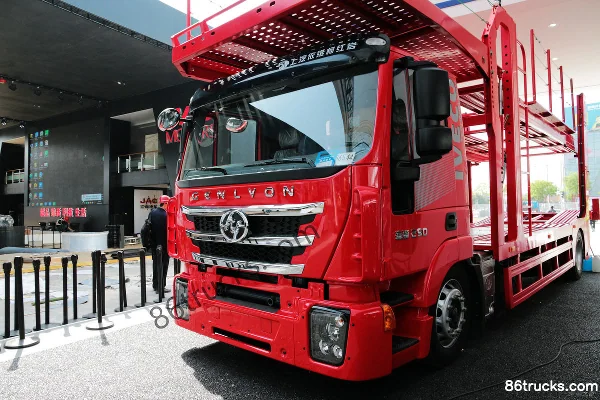 SAIC Hongyan Genlyon M100 camion lourd version standard 310 ch 4X2(6 roues) camion porteur à ridelles 5,8 m Extérieur (3) | 86Trucks