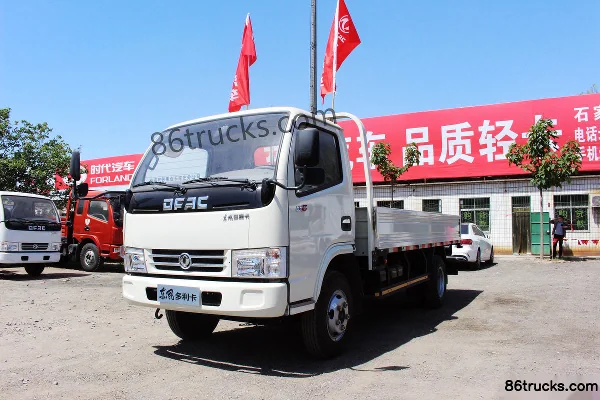 Dongfeng Duolika D6 113 hp 4X2(6 wheels) 4.15m single-row flatbed light truck Exterior (3) | 86Trucks