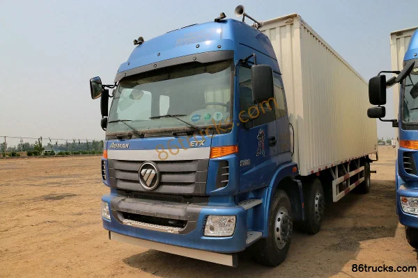 Foton Auman ETX 6 Series Heavy Truck 220 hp 6X2(8 wheels) 9.53m van cargo truck Exterior (3) | 86Trucks