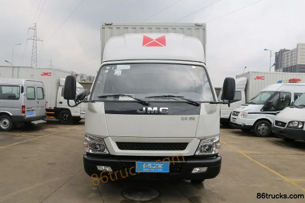 JMC New Kaiyun 116 hp 4X2(6 wheels) 4m Single Row Van Light Truck (Wide Body) Exterior (2) | 86Trucks