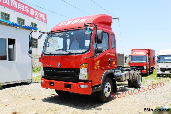 Sinotruk HOWO Tongsai 148 ch 4X2(6 roues) châssis camion léger 3,85 m cabine demi-avancée Extérieur (3) | 86Trucks