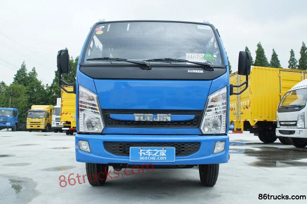 Yuejin Shangjun X100-33 112hp 4X2(6 wheels) 3.2m Double Row Flatbed Light Truck (Hydraulic Brake)(5-speed) Exterior (2) | 86Trucks