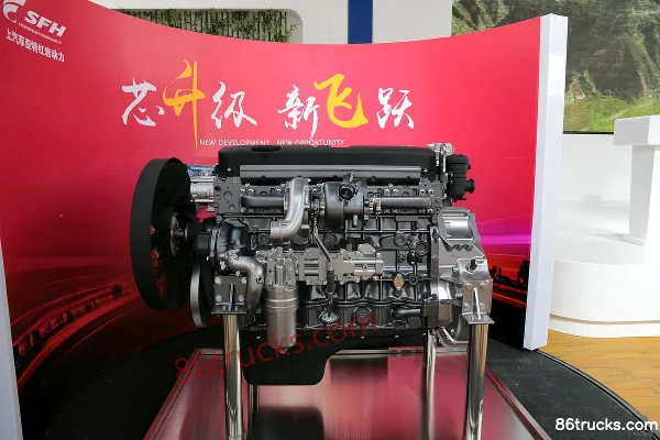 SAIC Fiat Powertrain Hongyan Cursor11 C11 45E5 (F3GCE611A*L) 450 hp 11L China V Diesel Engine Exterior (3) | 86Trucks