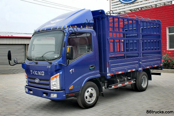Tangjun Ouling Série T1 95 ch 4X2(6 roues) camion léger à grille à cabine simple 3,7 m Extérieur (3) | 86Trucks