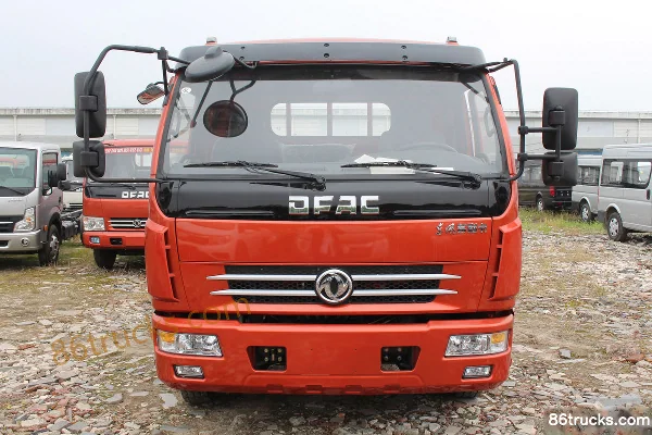 Dongfeng Duolika D6 130hp 4X2(6 wheels) 3.8m Semi-crew Flatbed Light Truck (Yellow Plate) Exterior (2) | 86Trucks