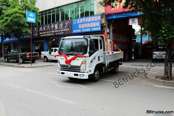 Sinotruk Wangpai 7 Series 87 hp 4X2(6 wheels) 3.3m Semi-row Cage Van Light Truck Exterior (3) | 86Trucks