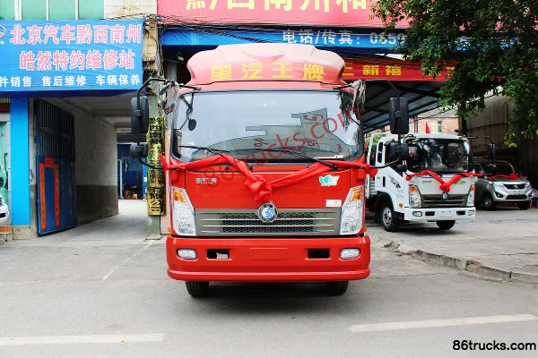 Sinotruk Wangpai 7 Series 115 hp 4X2(6 wheels) 3.8m Half Row Stake Light Truck Exterior (2) | 86Trucks