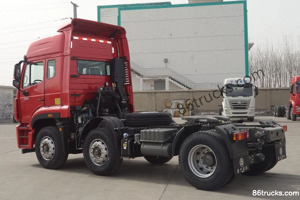Sinotruk Hohan J5G Heavy Truck 340hp 6X2(8 wheels) Dangerous Goods Tractor Truck Exterior (3) | 86Trucks