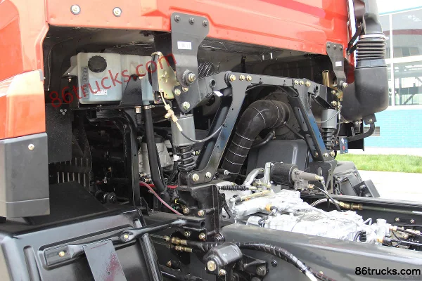 Sinotruk Wangpai W5B-M camion lourd 310 ch 8X4(12 roues) camion porteur à grille de 9,6 m Châssis (3) | 86Trucks