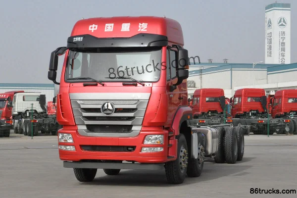 Sinotruk Haohan J5G 310 hp 8X4(12 wheels) 7.99 m³ concrete mixer truck chassis Exterior (3) | 86Trucks