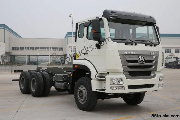 Sinotruk Hohan J5G 310hp 6X4(10 wheels) 5.99m³ Concrete Mixer Truck Chassis Exterior