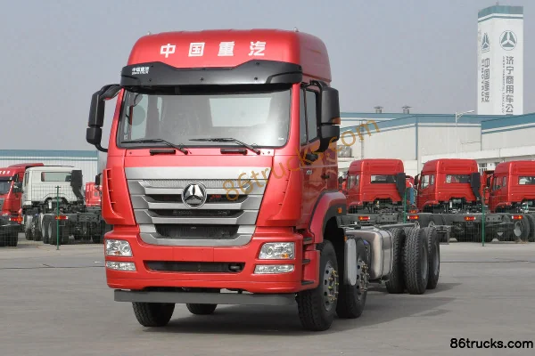 Sinotruk Howan J7B heavy truck 290 hp 8X4(12 wheels) cargo truck chassis Exterior (3) | 86Trucks
