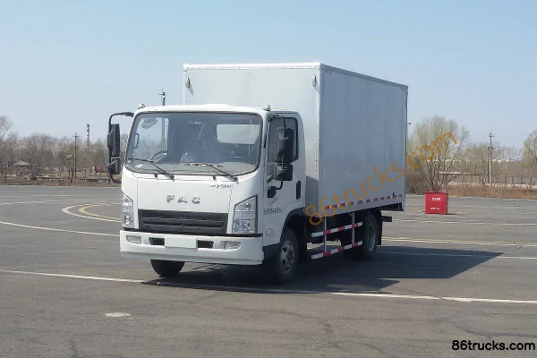 FAW Linghe City Star 87 ch 4X2(6 roues) camion léger fourgon 4,09 m cabine simple Extérieur (3) | 86Trucks