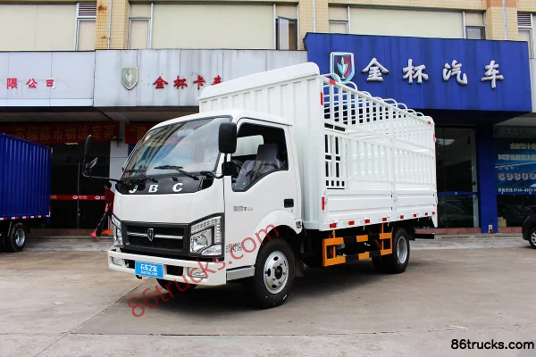 Jinbei Qiyun 95 hp 4X2(6 wheels) 3.3m Double Row Stake Truck (Oil Brake) Exterior (3) | 86Trucks