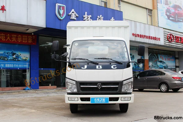 Jinbei Qiyun 95 hp 4X2(6 wheels) 3.3m Double Row Stake Truck (Oil Brake) Exterior (2) | 86Trucks