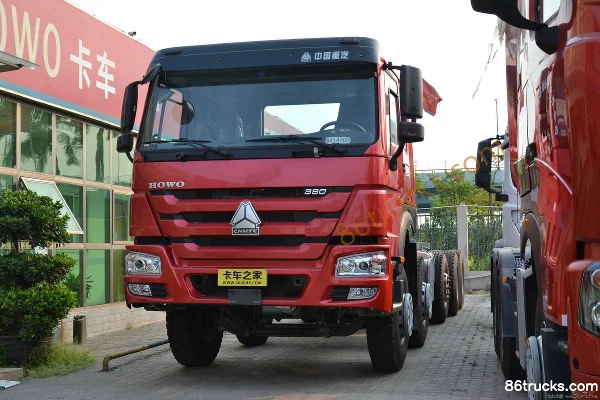 Sinotruk HOWO-7 heavy truck 380 hp 10X4(14 wheels) wrecker chassis Exterior (2) | 86Trucks