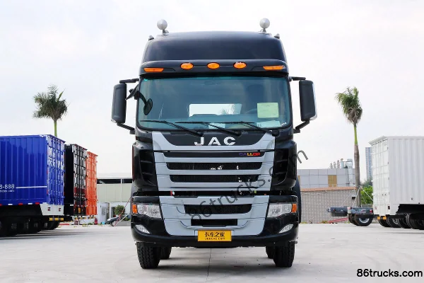JAC Gallop K3X Heavy Truck 290hp 8X2(10 wheels) 9.5m Flatbed Cargo Truck Exterior (2) | 86Trucks