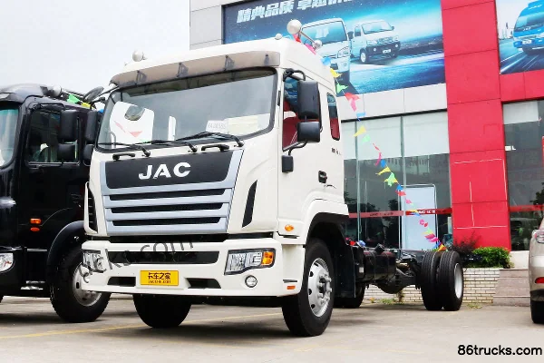 JAC Gallop K6L Medium Truck 190 hp 4X2(6 wheels) 7.8m Cab-over Chassis with Box Body Exterior (3) | 86Trucks