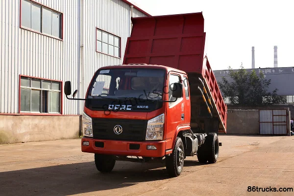 Dongfeng Lituo 490 95 hp 4X2(6 wheels) 3.5m Dump Truck (Φ90 Double Lift) Exterior (3) | 86Trucks