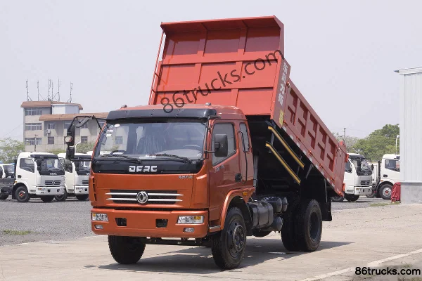 Dongfeng Lituo 4102 129 hp 4X2(6 wheels) 3.8m Dump Truck (Φ140 Construction Lift) Exterior (3) | 86Trucks