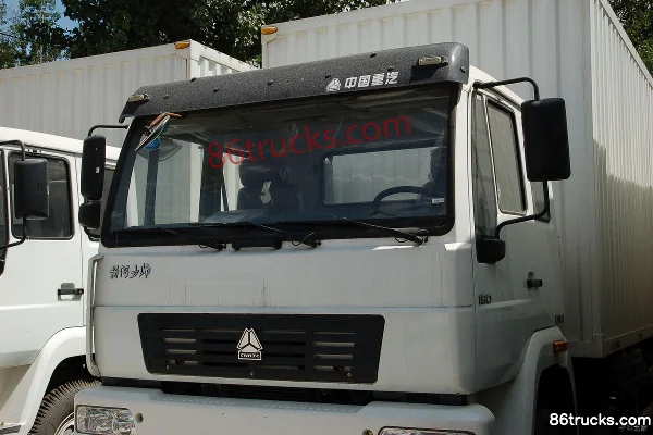 Sinotruk Huanghe Shaoshuai 190 ch 4X2(6 roues) camion porteur fourgon Extérieur (3) | 86Trucks