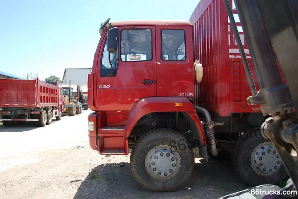 Sinotruk Huanghe Shaoshuai camion lourd 190 ch 6X2(8 roues) camion porteur à ridelles (toit haut) Extérieur (3) | 86Trucks