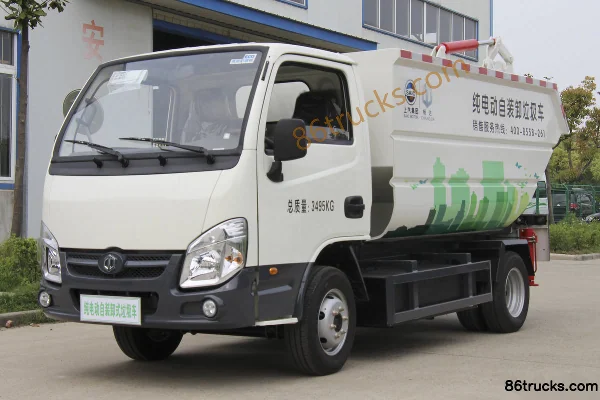 Nanjing Changda Xiaofuxing 41 ch 4X2(6 roues) Camion benne à ordures 100% électrique Extérieur (3) | 86Trucks