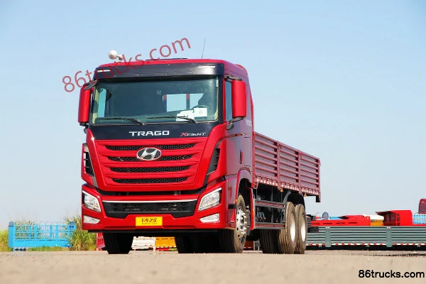 Hyundai Commercial Vehicle XCIENT Heavy Truck 410 hp 6X4(10 wheels) 7.2m Stake Truck Exterior (3) | 86Trucks