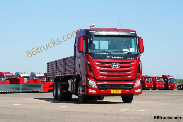 Hyundai Commercial Vehicle XCIENT Heavy Truck 410 hp 6X4(10 wheels) 7.2m Stake Truck Exterior