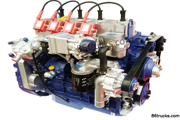 Yunnei Power YNF145-NE 145ch 4L China V moteur au gaz naturel Extérieur