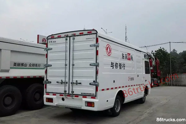 Dongfeng Commercial Vehicle Oushang 115 hp 4X2(6 wheels) Enclosed Van Truck Exterior (3) | 86Trucks