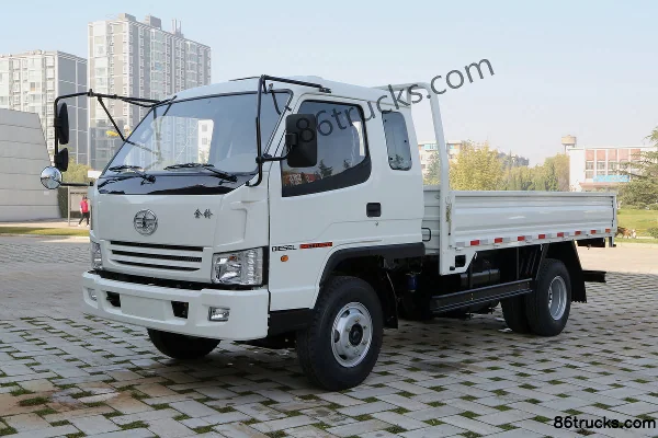 FAW Hongta FAW Jiefang Jinling 120 hp 4X2(6 wheels) 3.8m crew cab flatbed light truck Exterior (2) | 86Trucks