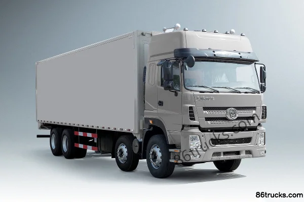 Sanhuan Shitong Yulong S8 heavy truck 290hp 8X4(12 wheels) 9.6m box cargo truck Exterior (2) | 86Trucks