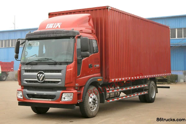 Foton Ruiwo Medium Truck 168 hp 4X2(6 wheels) 6.7m Van Cargo Truck Exterior (3) | 86Trucks