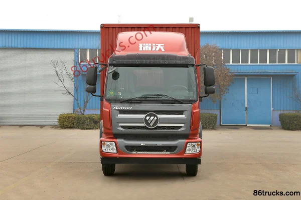 Foton Ruiwo Medium Truck 168 hp 4X2(6 wheels) 6.7m Van Cargo Truck Exterior (2) | 86Trucks