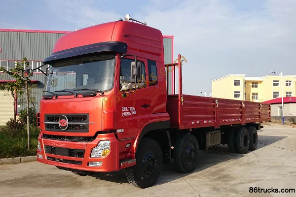 YITUO 270 hp 8X4(12 wheels) 9.6m Flatbed Cargo Truck Exterior (2) | 86Trucks