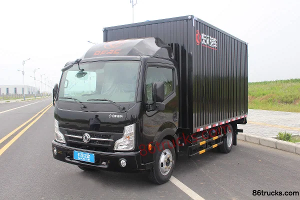 Dongfeng Kaipute N290 115 hp 4X2(6 wheels) 4.1m Single Row Van Light Truck Exterior (3) | 86Trucks