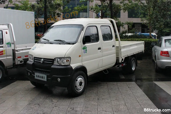 Dongfeng T3 (formerly Xiaobawang W) 1.3L 87 hp 4X2(6 wheels) 2.5 m double-row flatbed mini truck Exterior (2) | 86Trucks