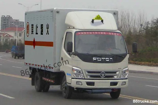 Foton Aoling CTX 141 hp 4X2(6 wheels) Explosive Material Transport Truck Exterior