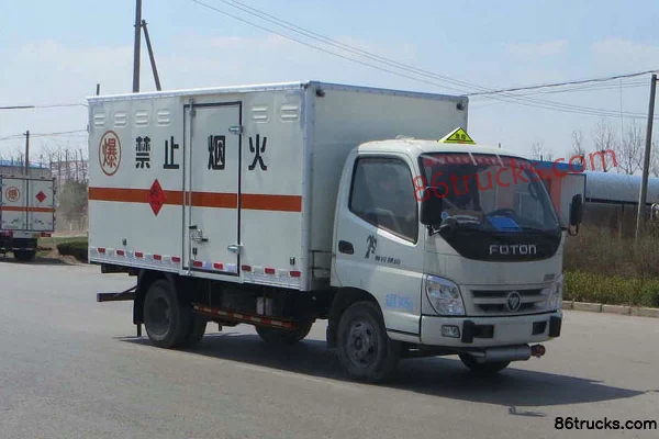 Foton Aoling CTX 110 hp 4X2(6 wheels) Explosive Material Transport Truck Exterior