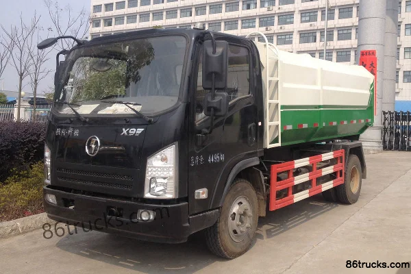 SHACMAN Commercial Vehicle Xuande X9 130 hp 4X2(6 wheels) Hanging Bucket Garbage Truck (Chufei Brand) Exterior (2) | 86Trucks